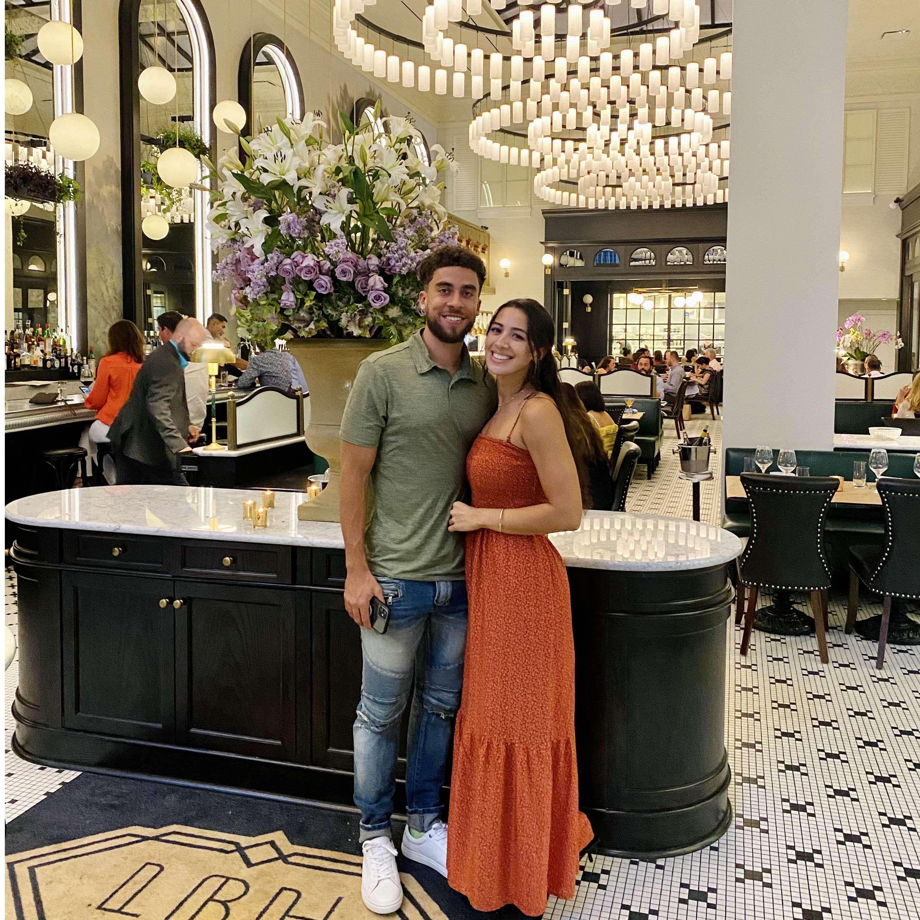 Celebrating Monica getting into PA school