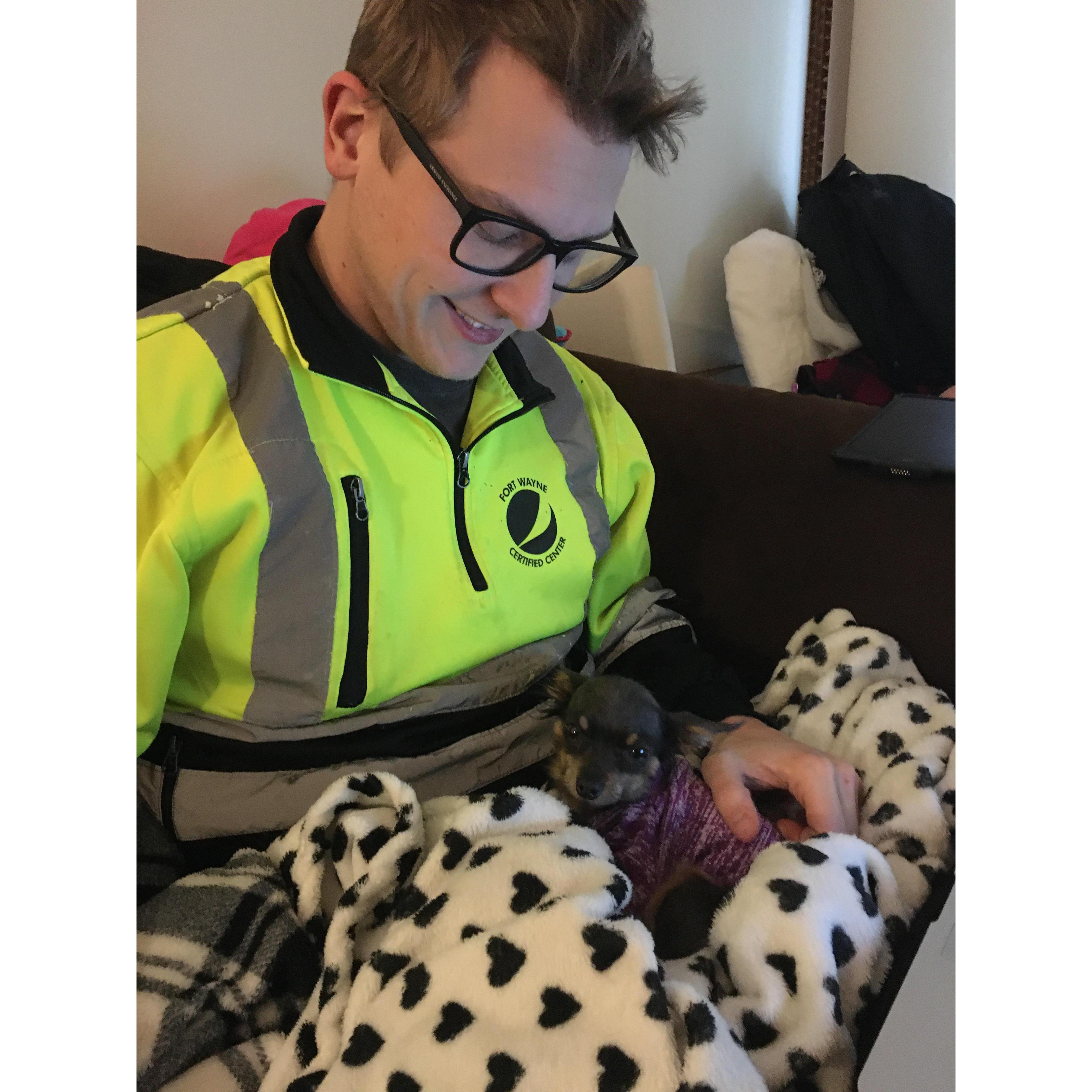 Daddy's girl!