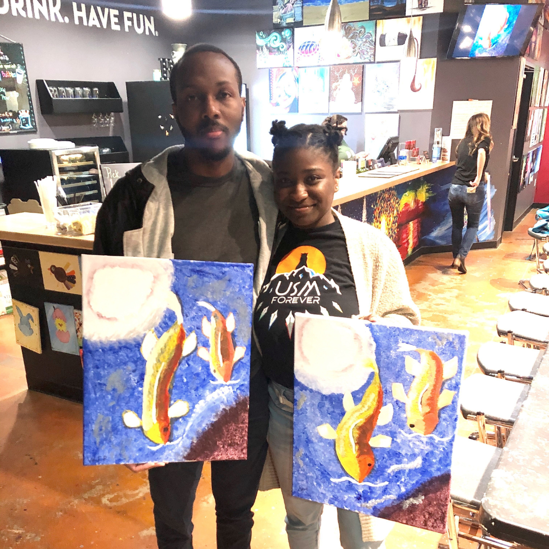 Paint and Sip was lots of fun!