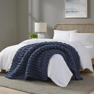 Chenille Chunky Knit Throw