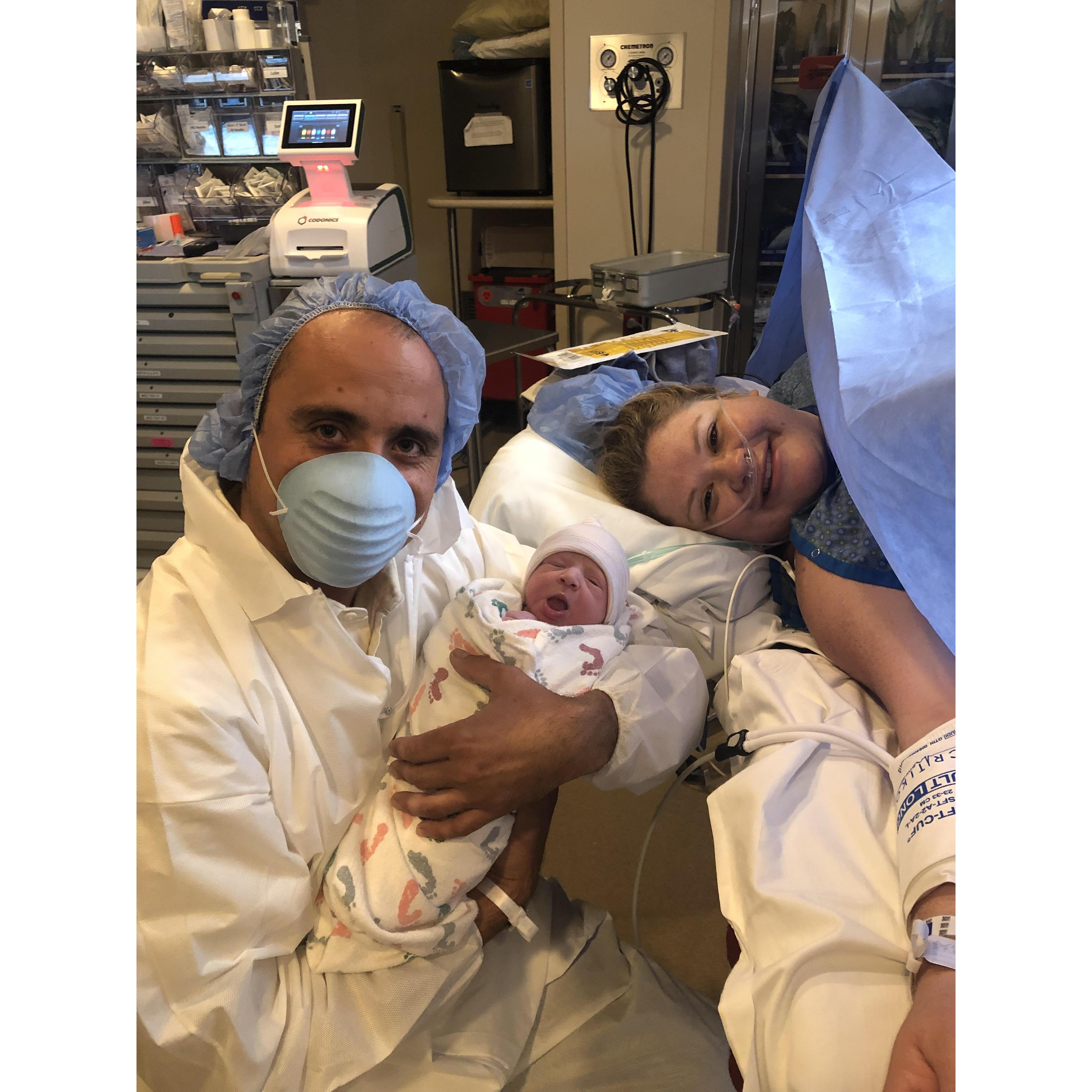 Our beautiful son, Oliver, was born on September 9, 2019