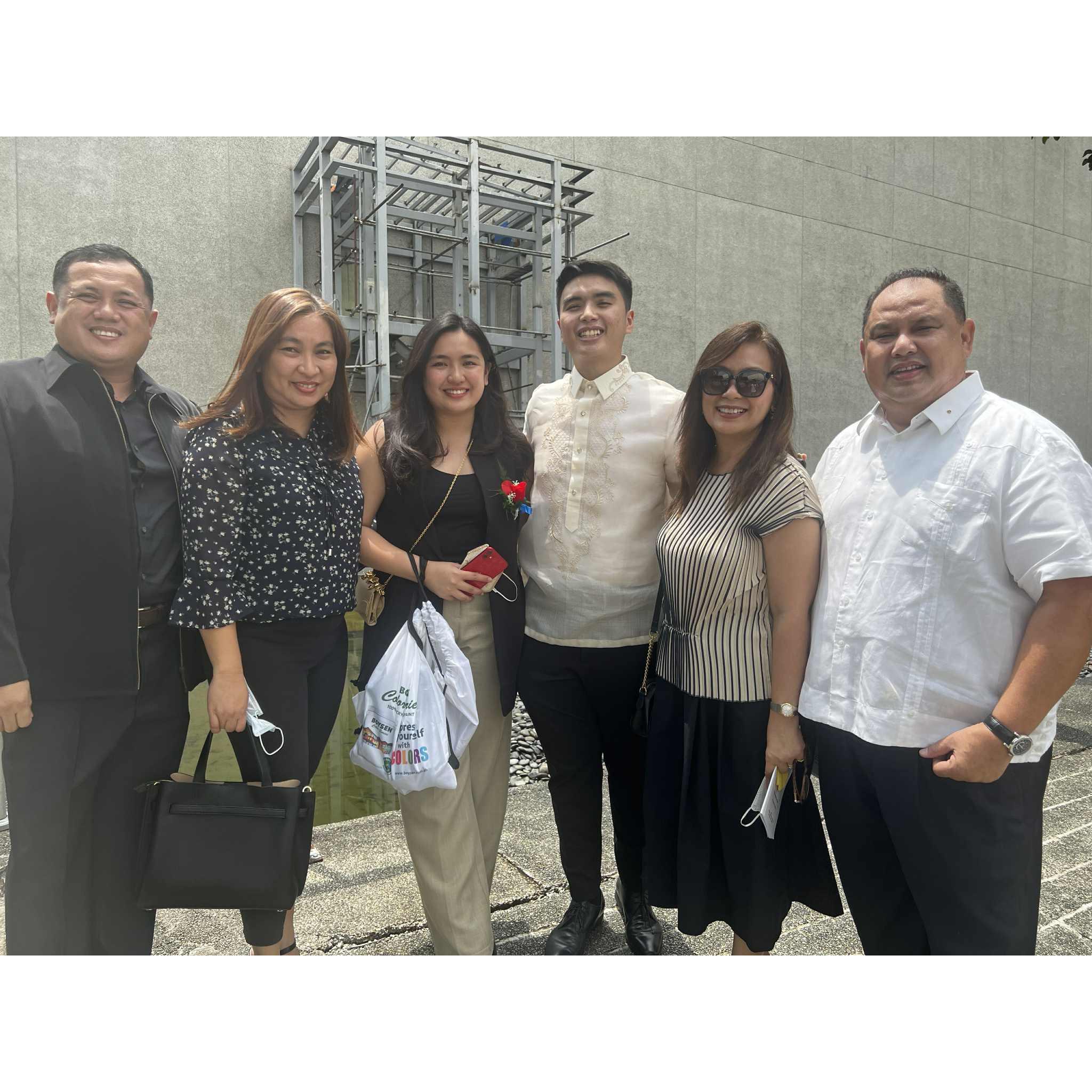 Of course, our deepest appreciation to our parents who worked so hard to send us to school to help us make our dreams come true.
