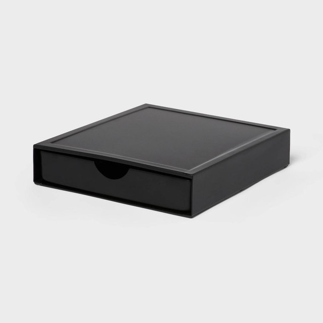 Coffee Pod Under Brewer Storage Drawer and Rubber Wood Knob - Brightroom™