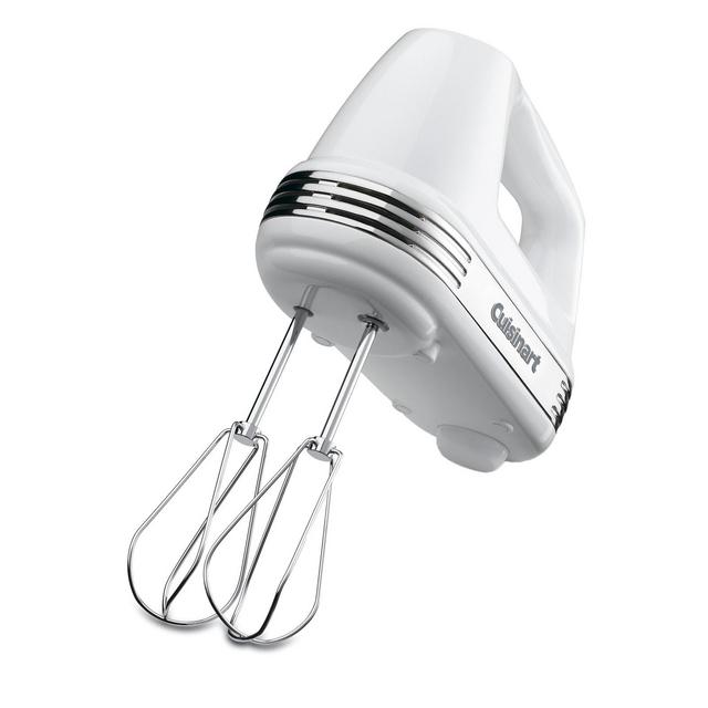 Cuisinart Power Advantage PLUS 5-Speed 220-Watt Hand Mixer, White