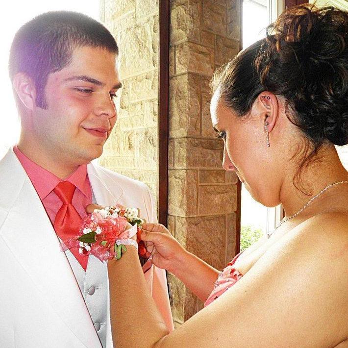 Prom 2013 - As you can tell, Vanessa's boutineer fastening skills have not improved since Homecoming 2011.