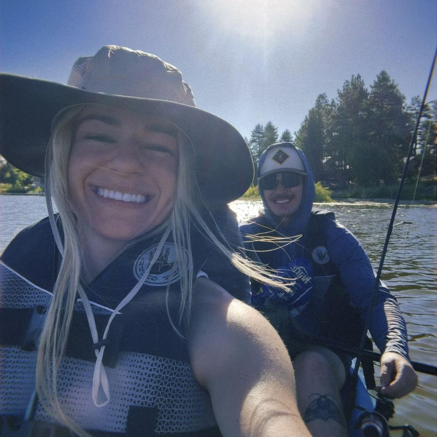 Fishing on Big Bear Lake