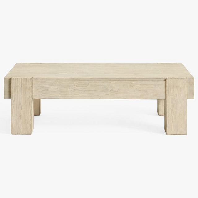 Laguna Rectangular Coffee Table, Sand Dune