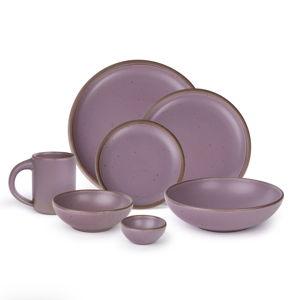 East Fork Pottery - 7-Piece You're-All-Set Set - Color: Prune