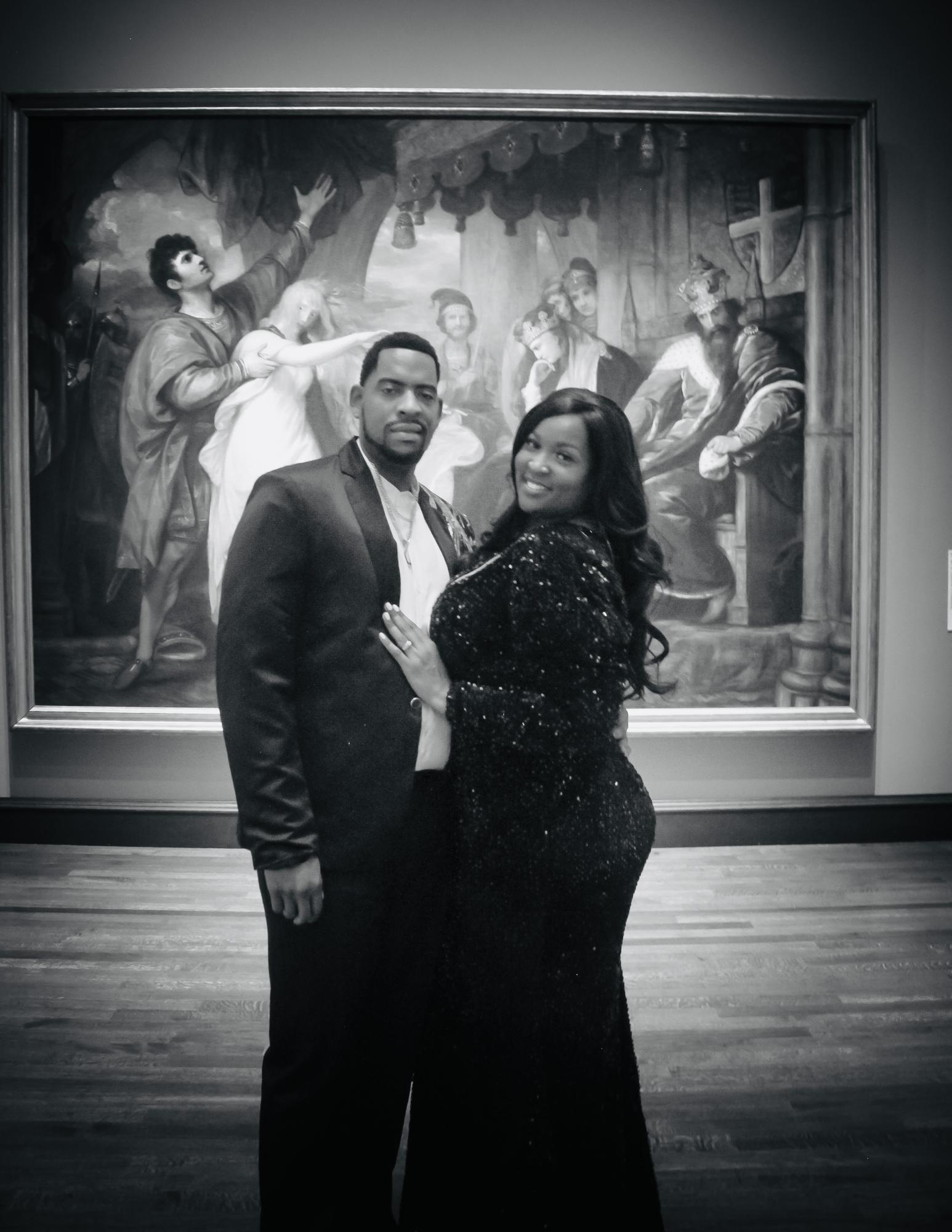 Our love story has been our own work of art!