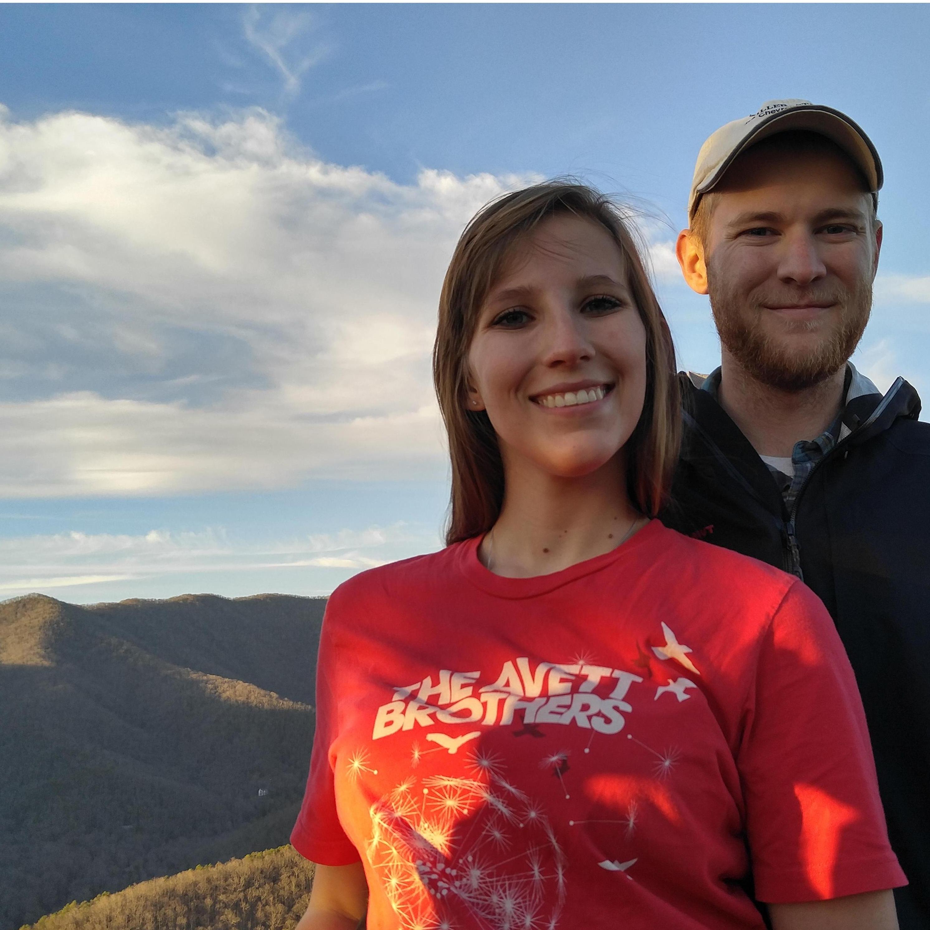At the peak of Lookout Mountain at Montreat Conference Center, NC-- January 2016