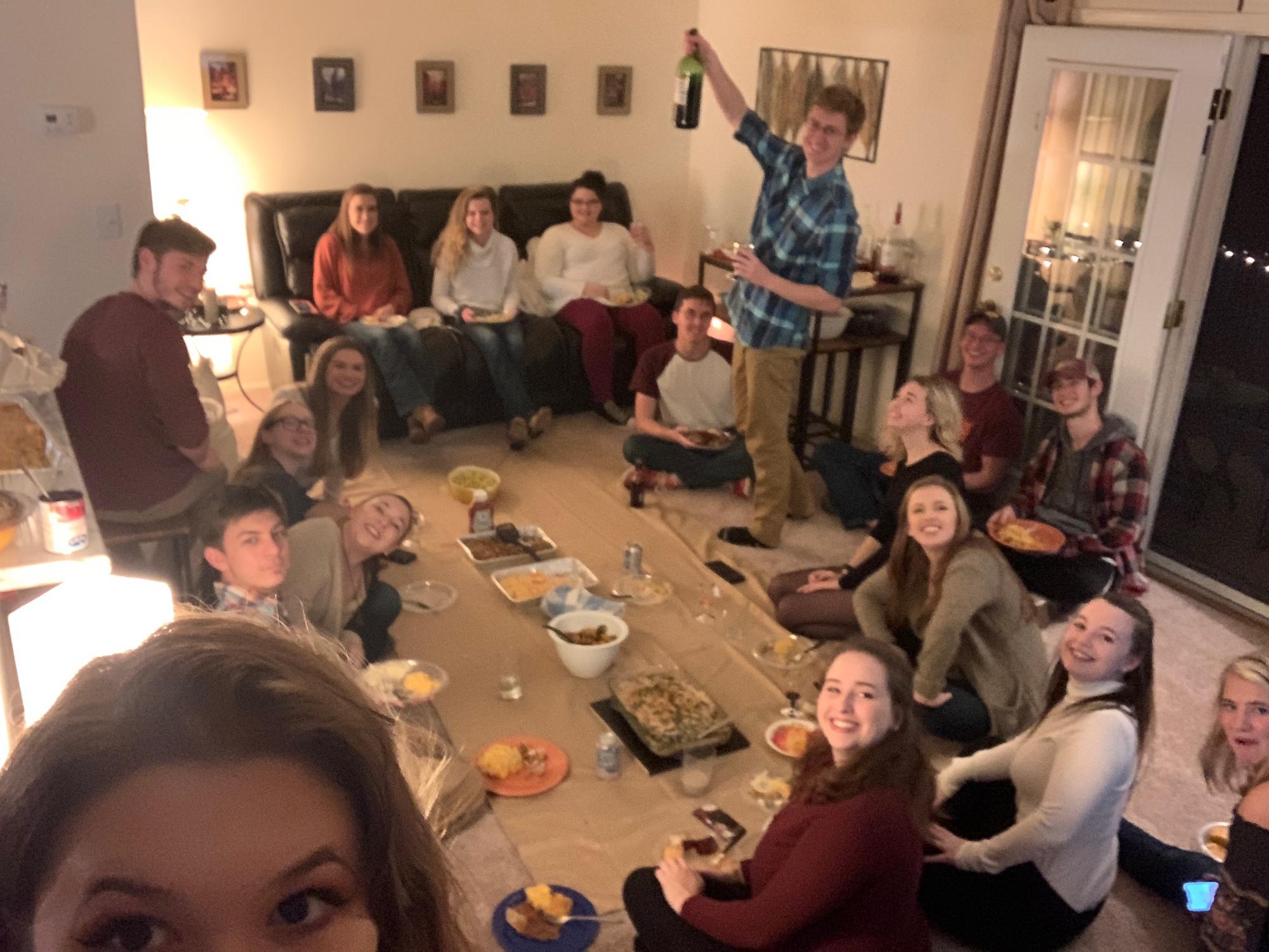 Friendsgiving all together.