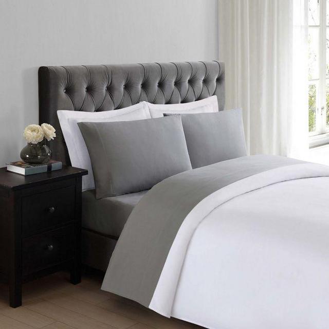 Truly Soft Everyday Queen Sheet Set in Grey