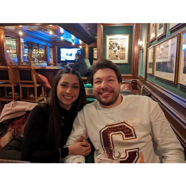 Our first photo together!