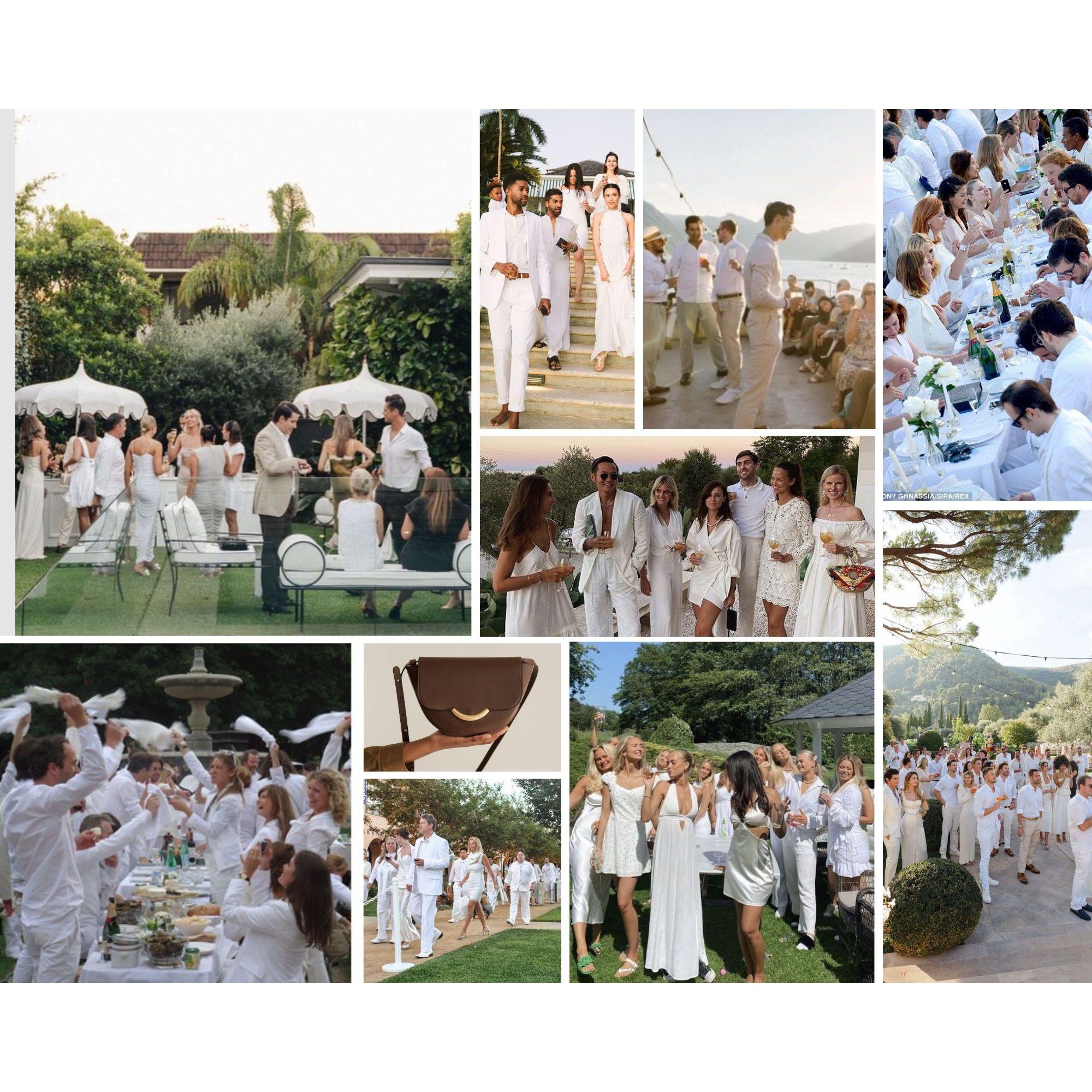 Welcome White Party Mood Board