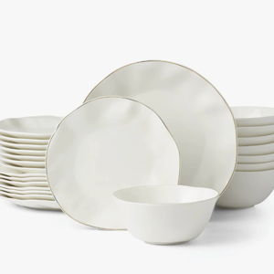 Lenox Blue Bay White 24-Piece Dinnerware Set