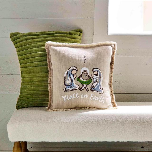 Nativity Throw Pillow