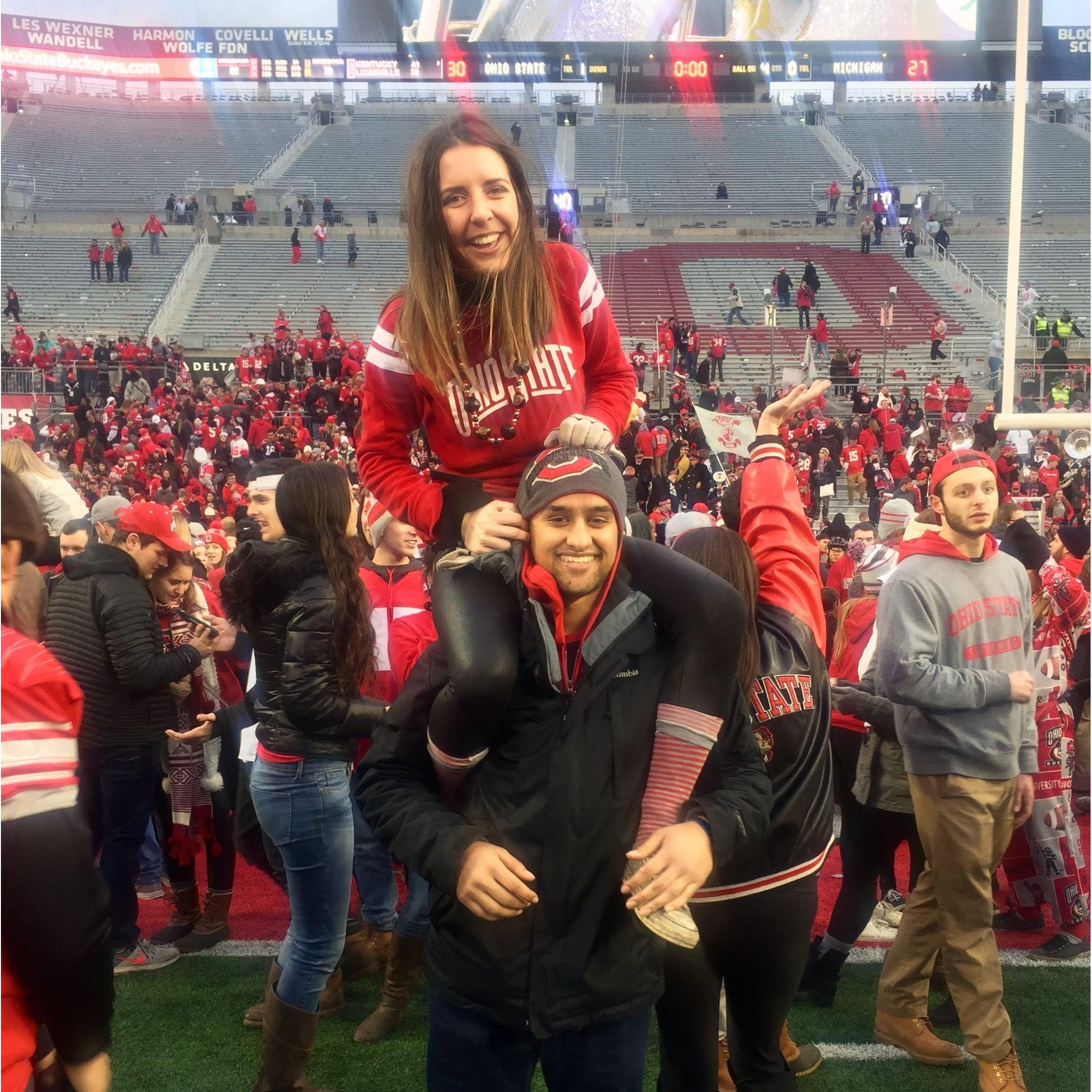 Beating Xichigan and storming the field