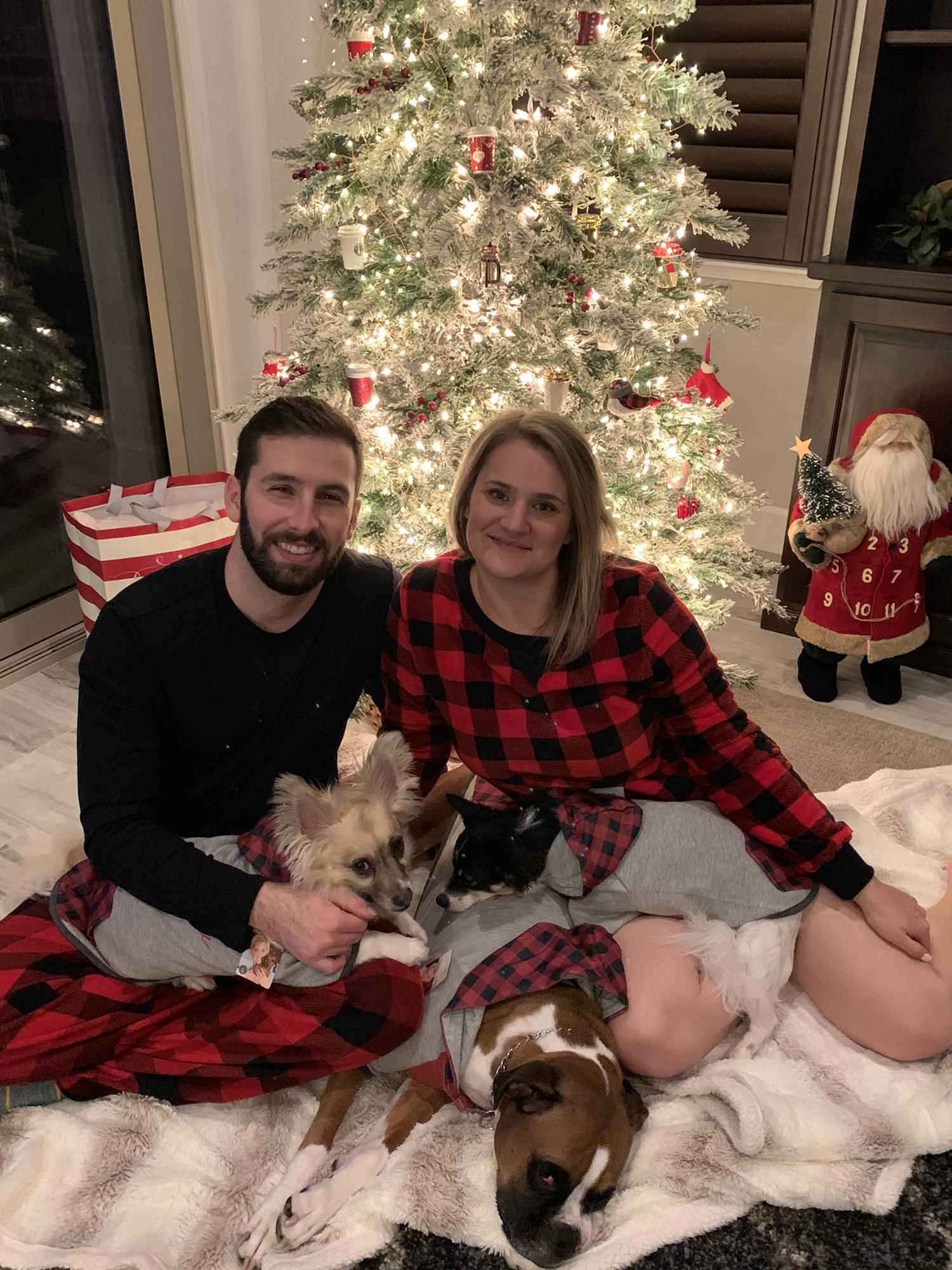 Our first Christmas, 2020.