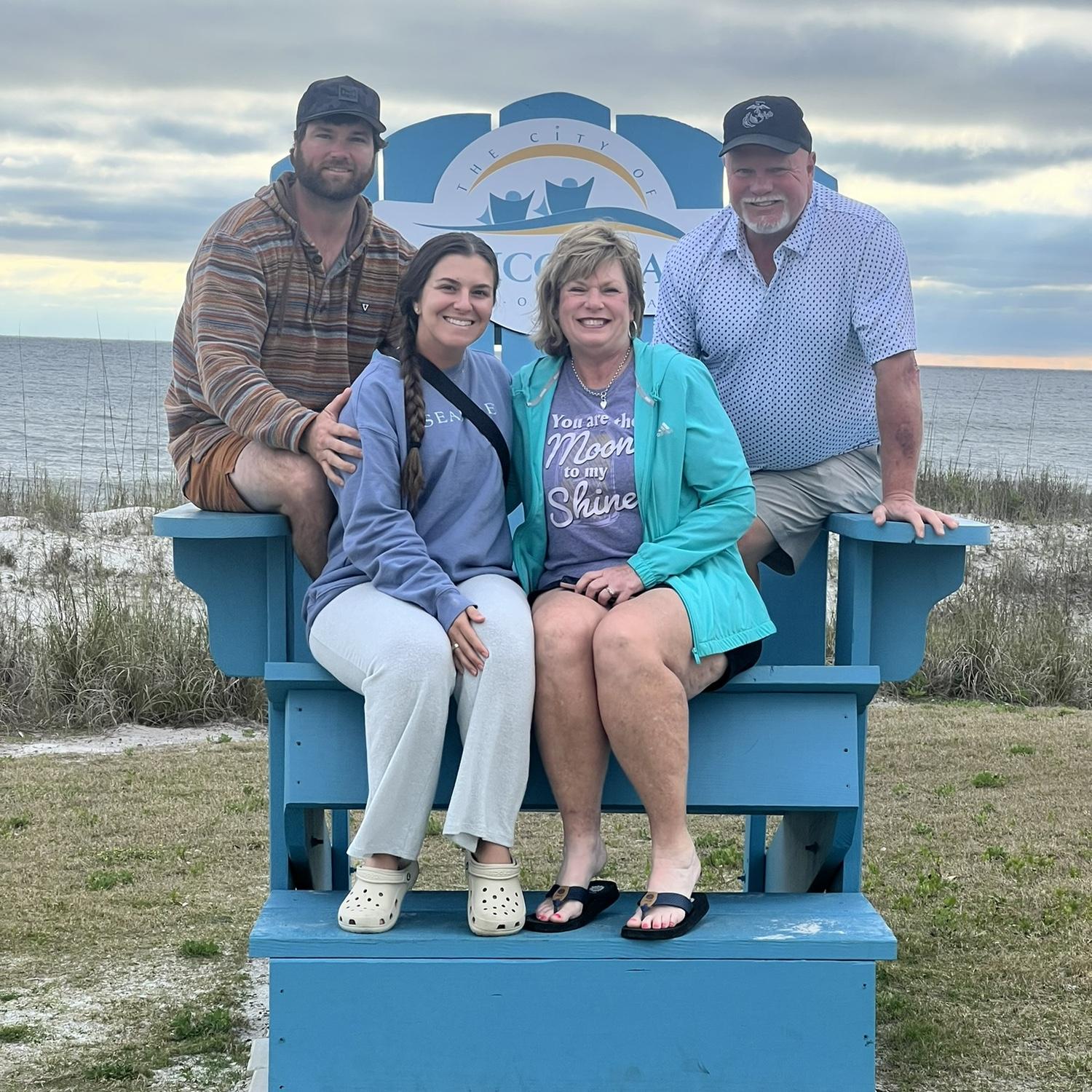 Mexico Beach celebrating Mom’s 60th birthday