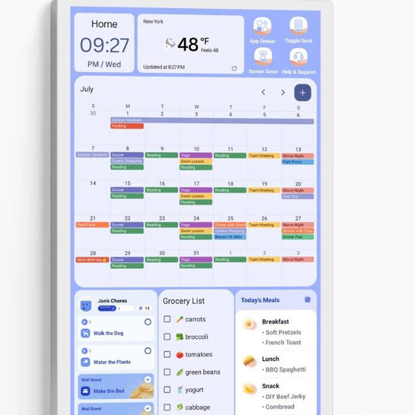 Cozyla Digital Wall Calendar