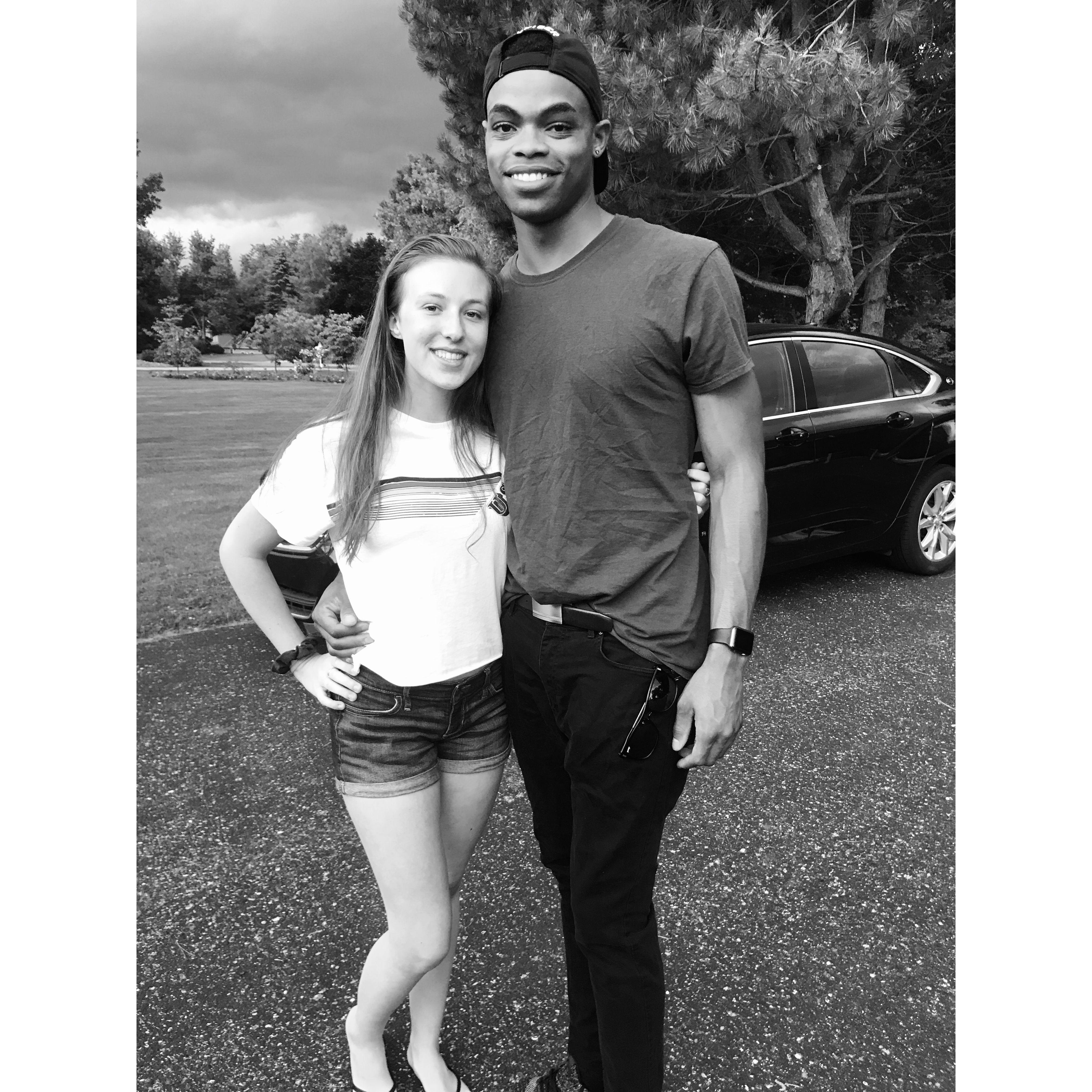 One of our first few photos together!