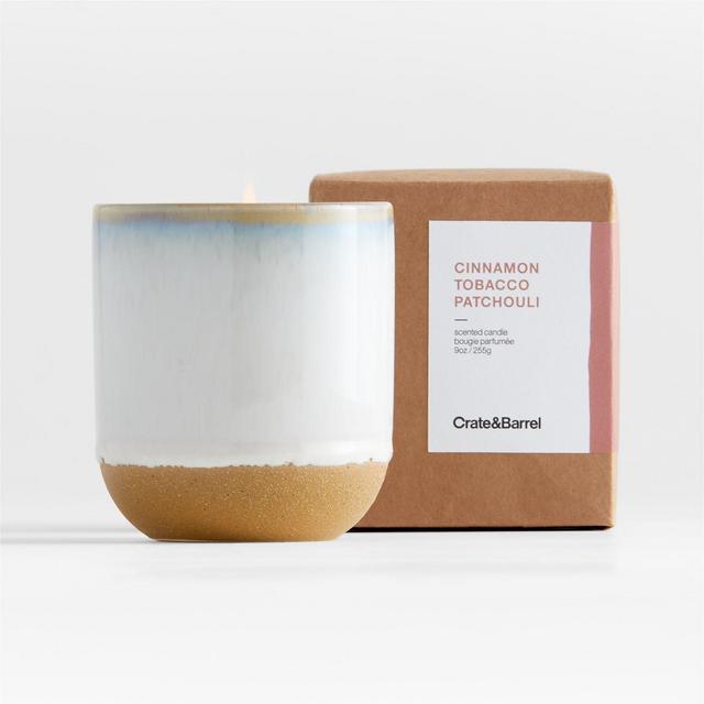 Cinnamon, Tobacco, Patchouli Scented Candle