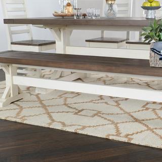 Kentwood Reclaimed Pine Two-Tone Bench