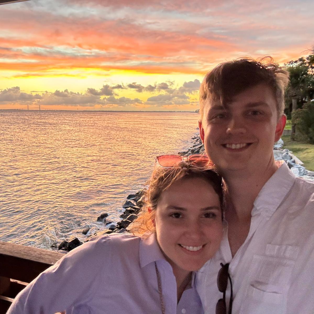 Kutsev shares the family's love of St Simons Island (pictured is us on the pier)