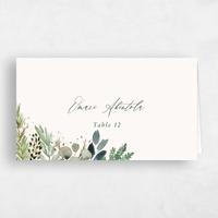 Green Wedding Place Card - Winslow