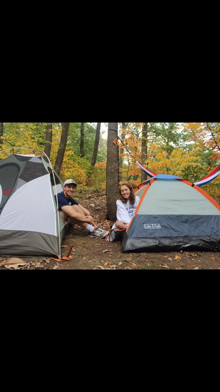 To celebrate their first anniversary, Tony took Hope on her first camping trip! They explored and ate cold soup without spoons (Tony forgot them- but he’s since been gifted with camping silverware!)