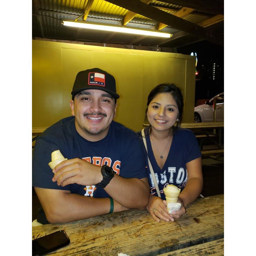 Ice cream at Sandy’s in Austin, Texas
