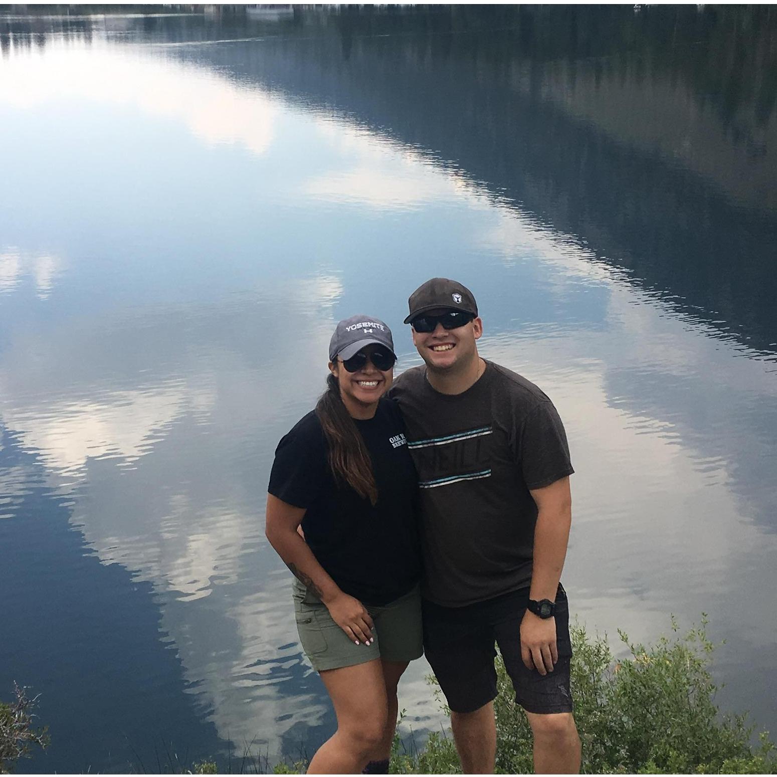 Our first picture as boyfriend and girlfriend! Taken in June Lake.