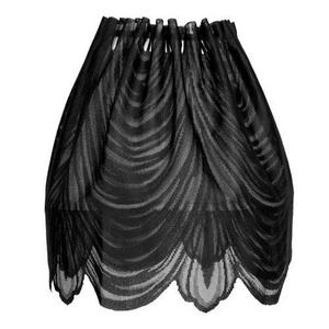 Heritage Lace 60-Inch by 20-Inch Phantom Drape Lace, Black