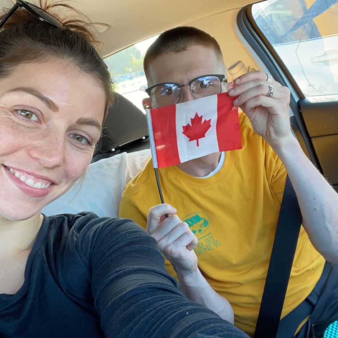 Just crossed the border for the first time!