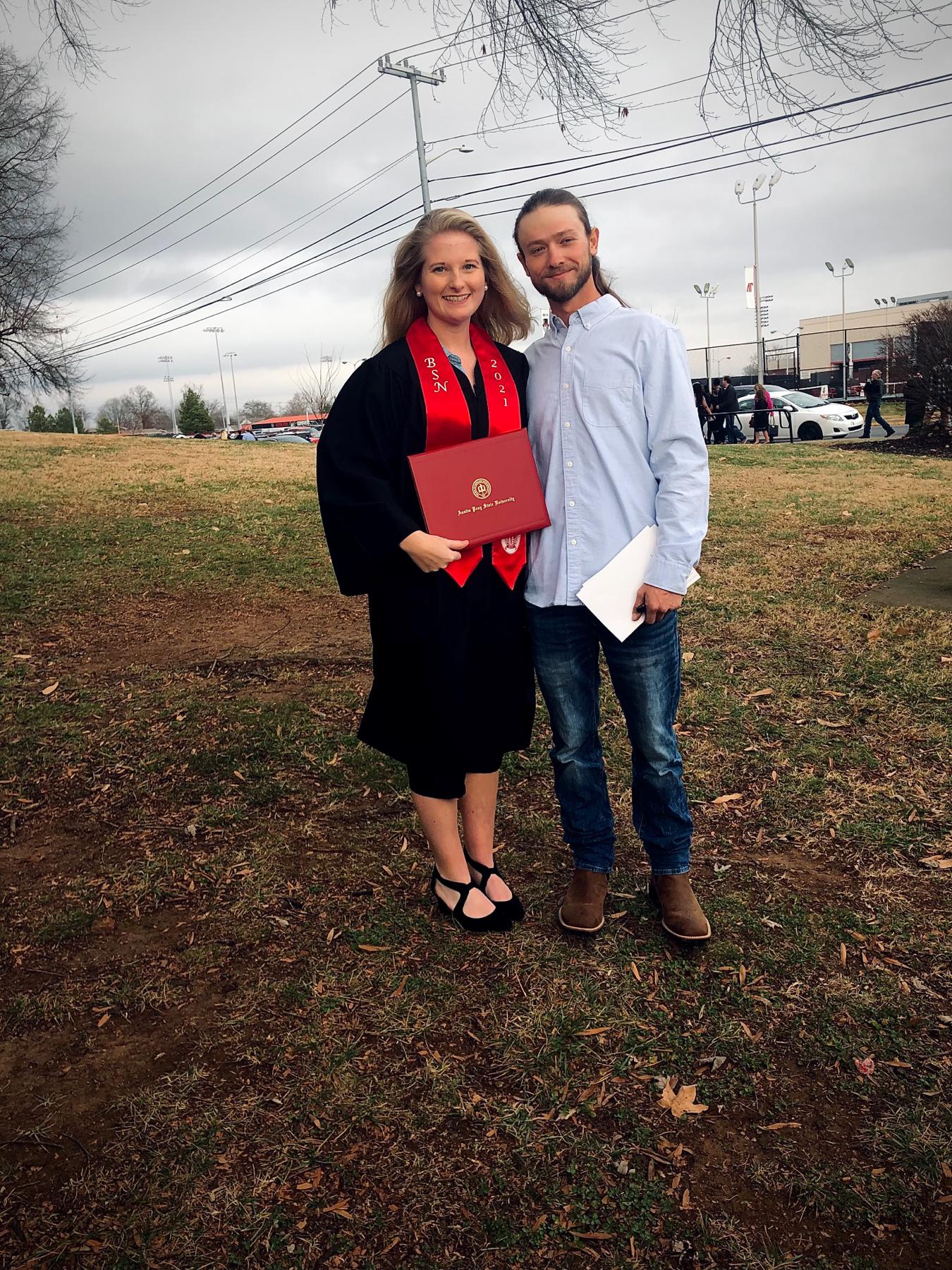Julia’s graduation day!! Nathan was the best supporter through Julia’s nursing school journey!