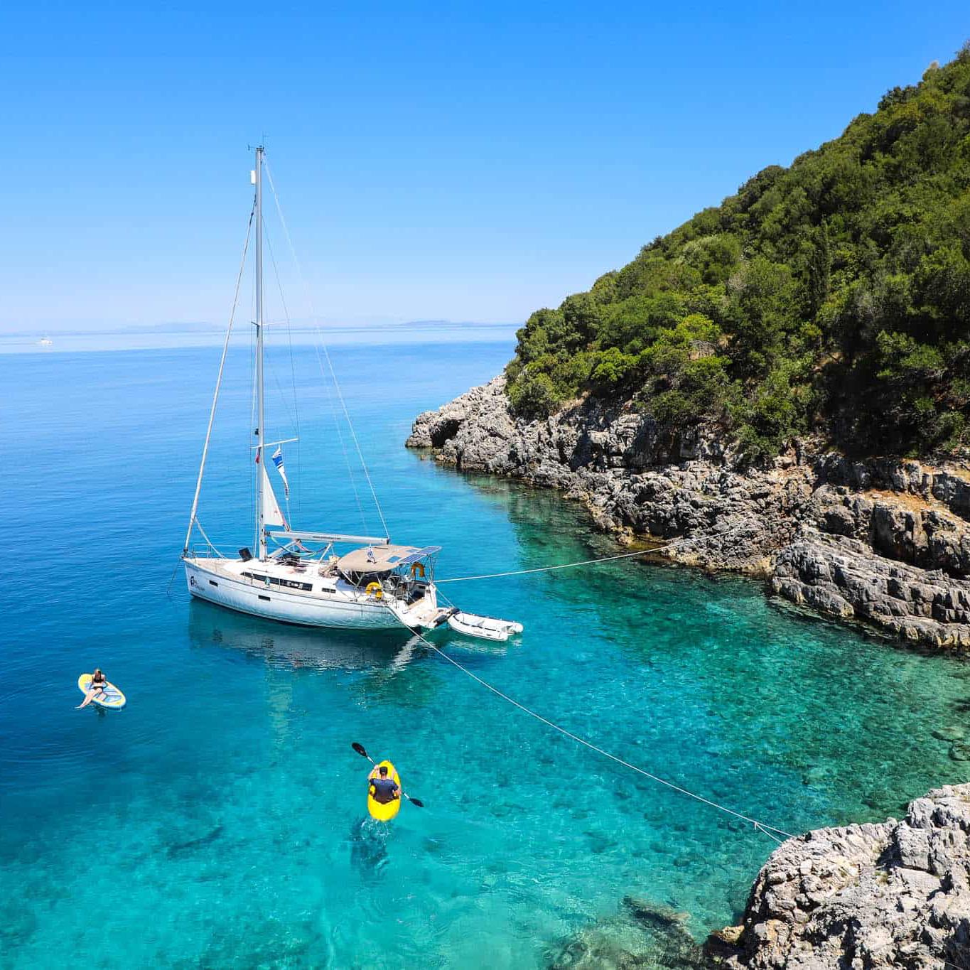 Catamaran Excursion in Santorini