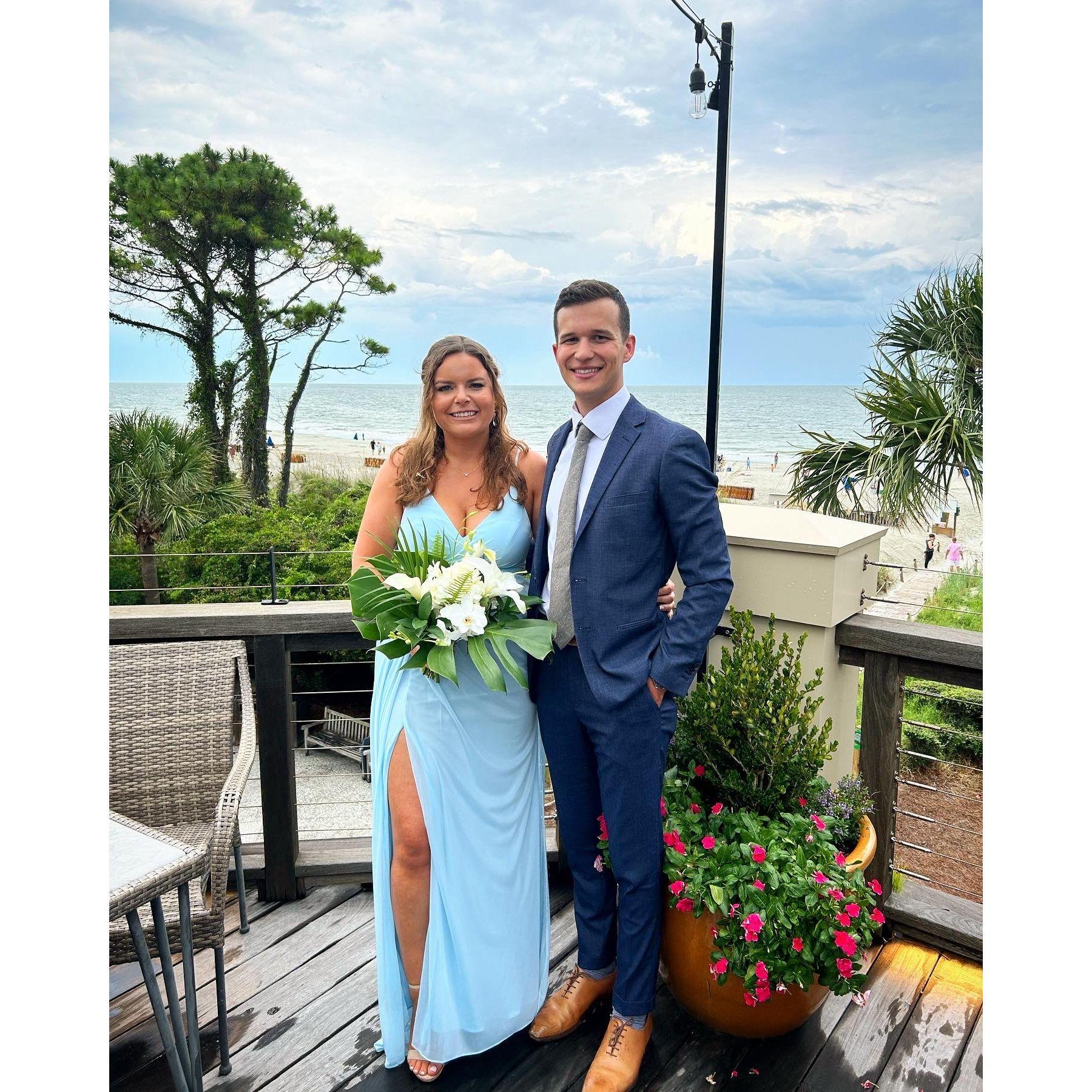 August 2023: Friends Devin and Will's Wedding
