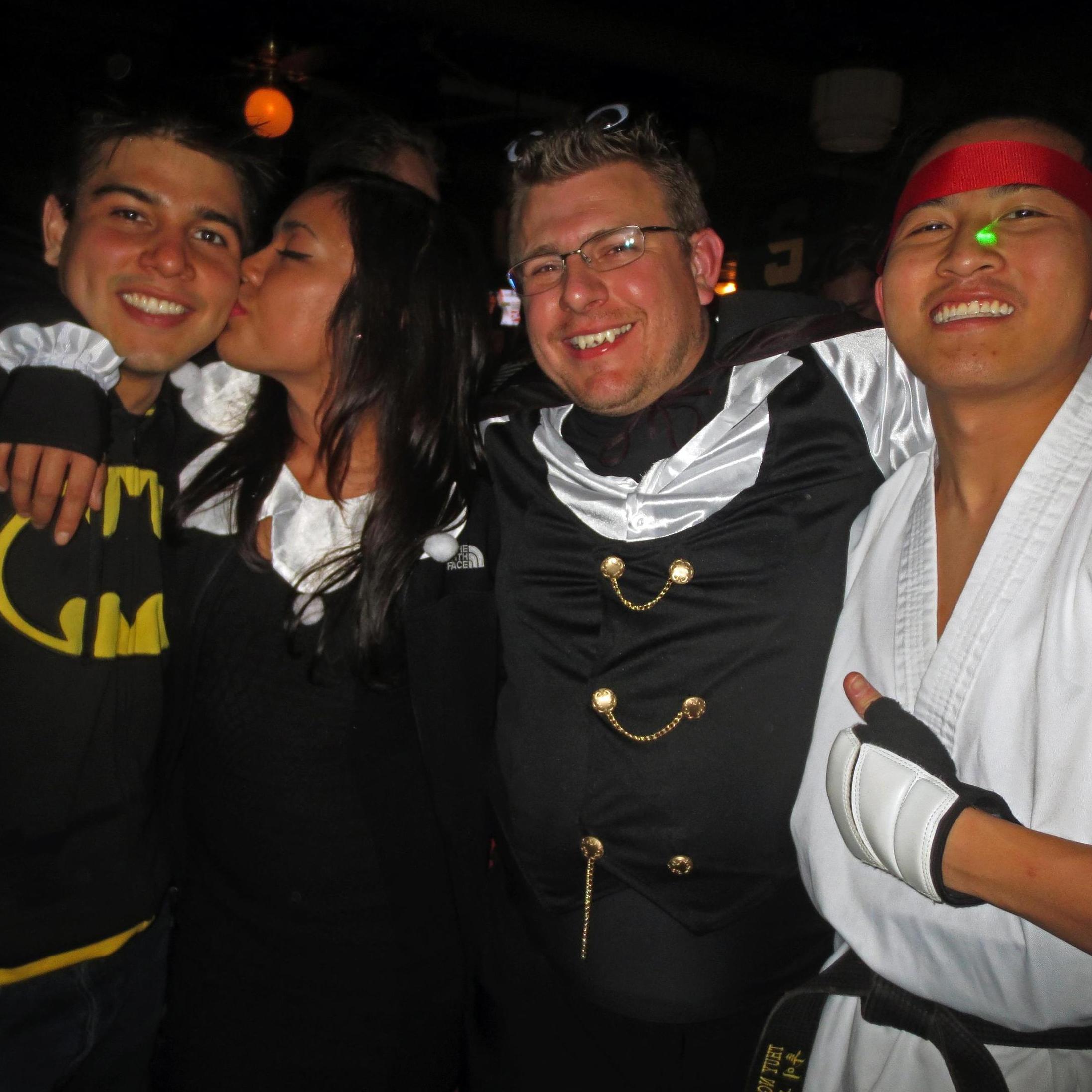 Dan never dresses up for Halloween.