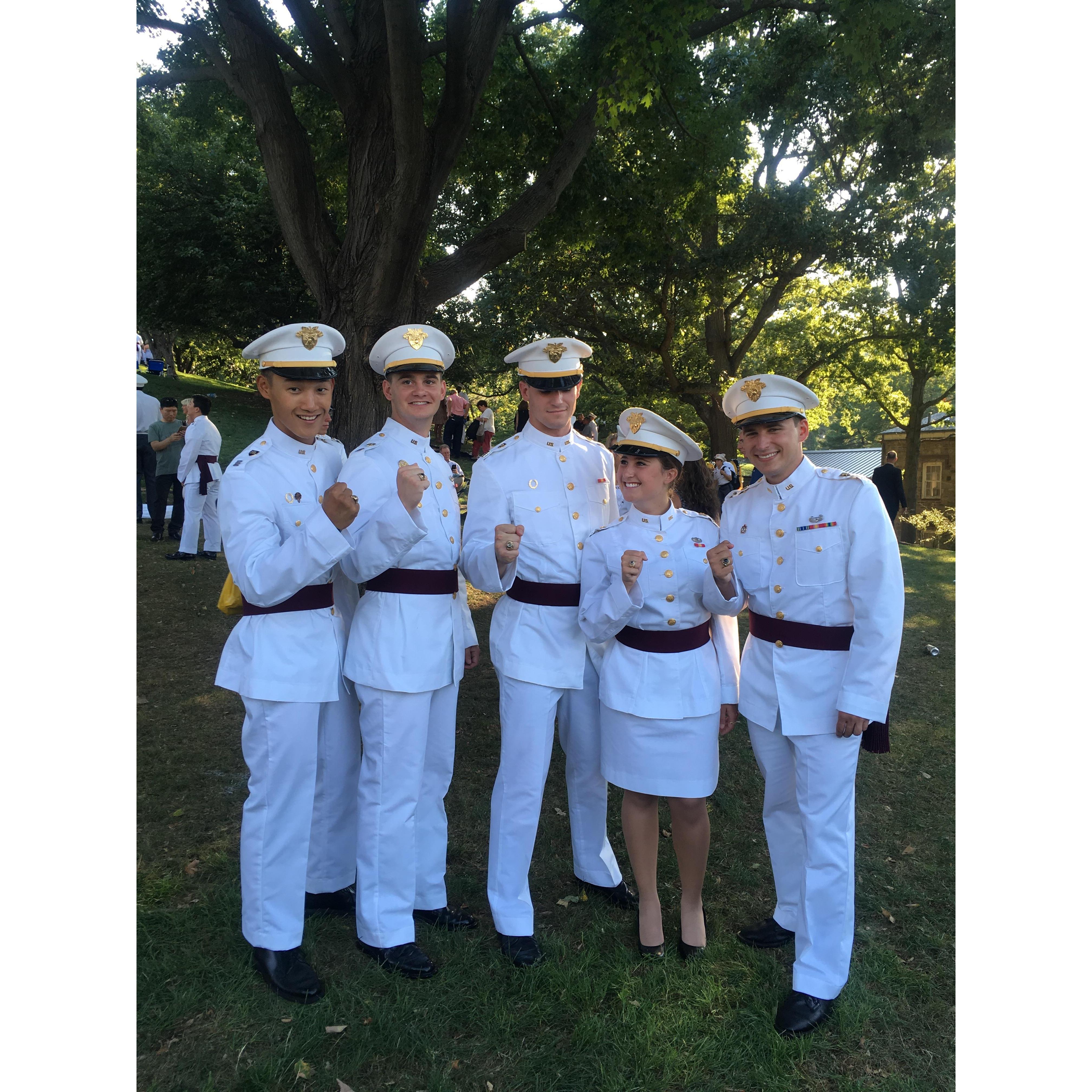 Ring Weekend at West Point our Senior year.