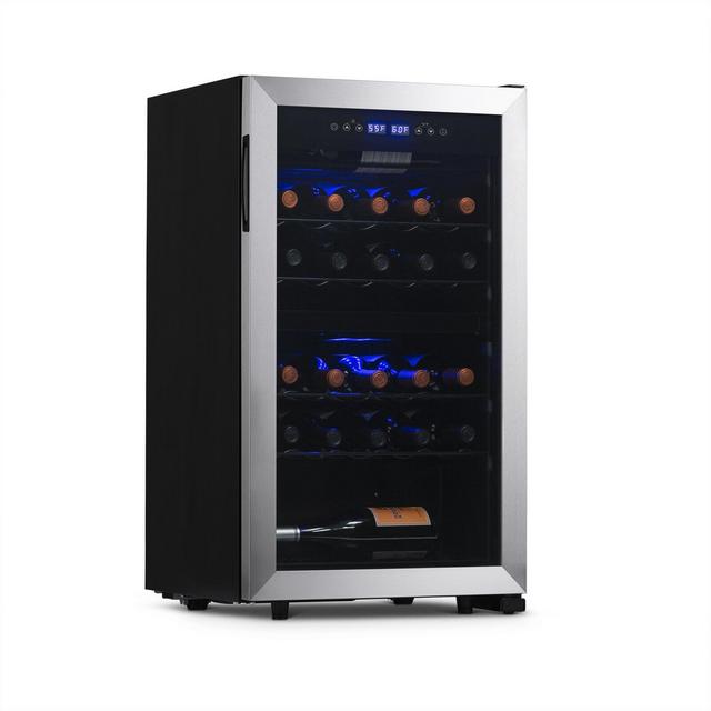 28 Bottle Dual Zone Freestanding Wine Refrigerator