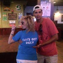 He bet me this day I couldn't do a wall sit for 5 minutes. So I did it, in the bar, with the entire bar counting, drinking two beers. hahaha!