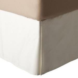 Ivory Wrinkle-Resistant Cotton Bed Skirt (Queen) - Threshold™