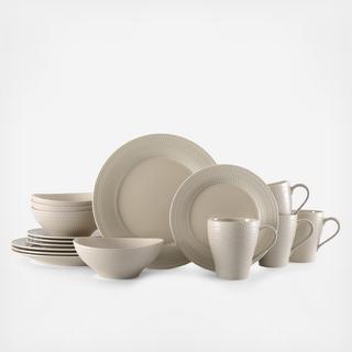 Ryder 16-Piece Dinnerware Set, Service for 4