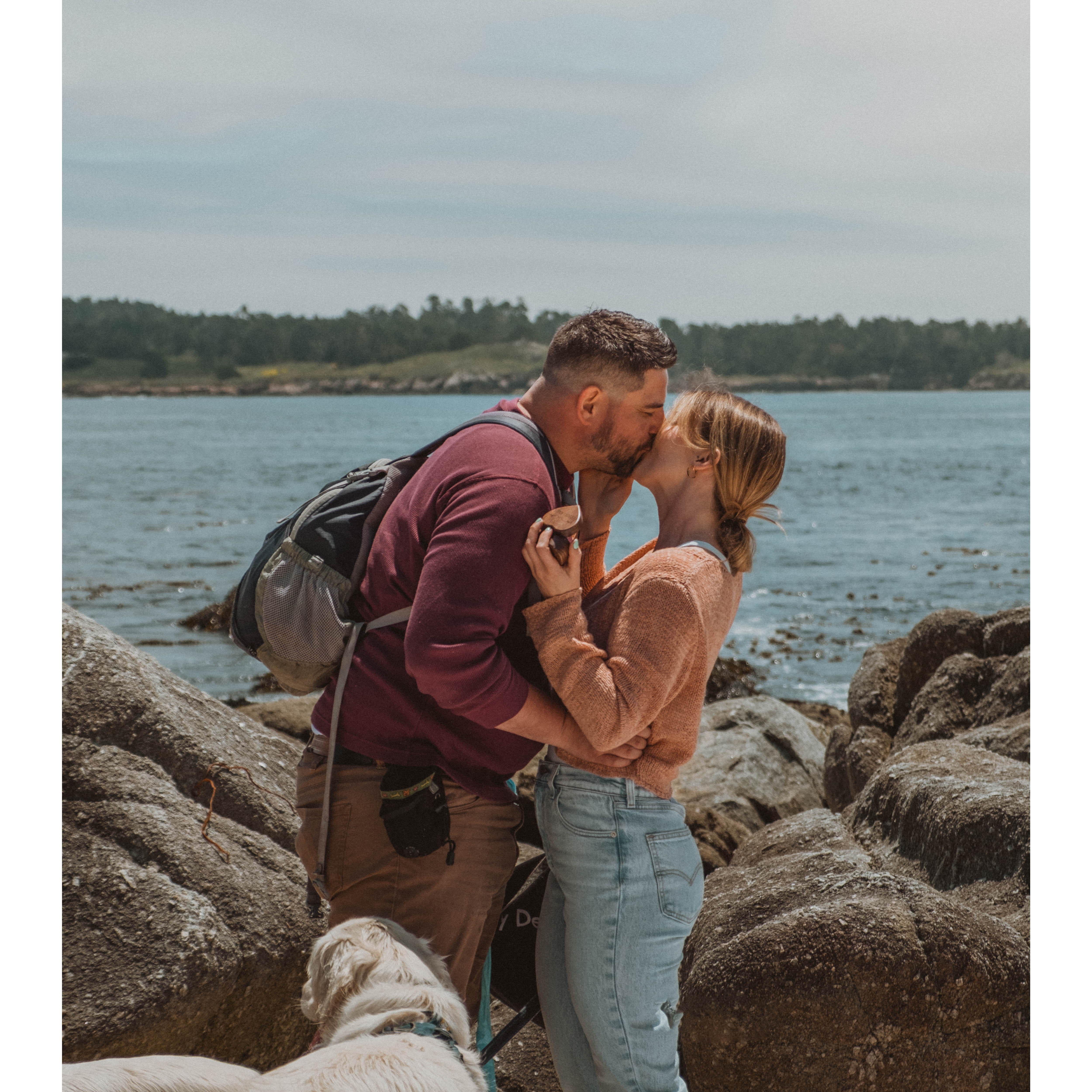 Joe planned a surprise proposal in Carmel, a special place the couple have been visiting since they first started dating.