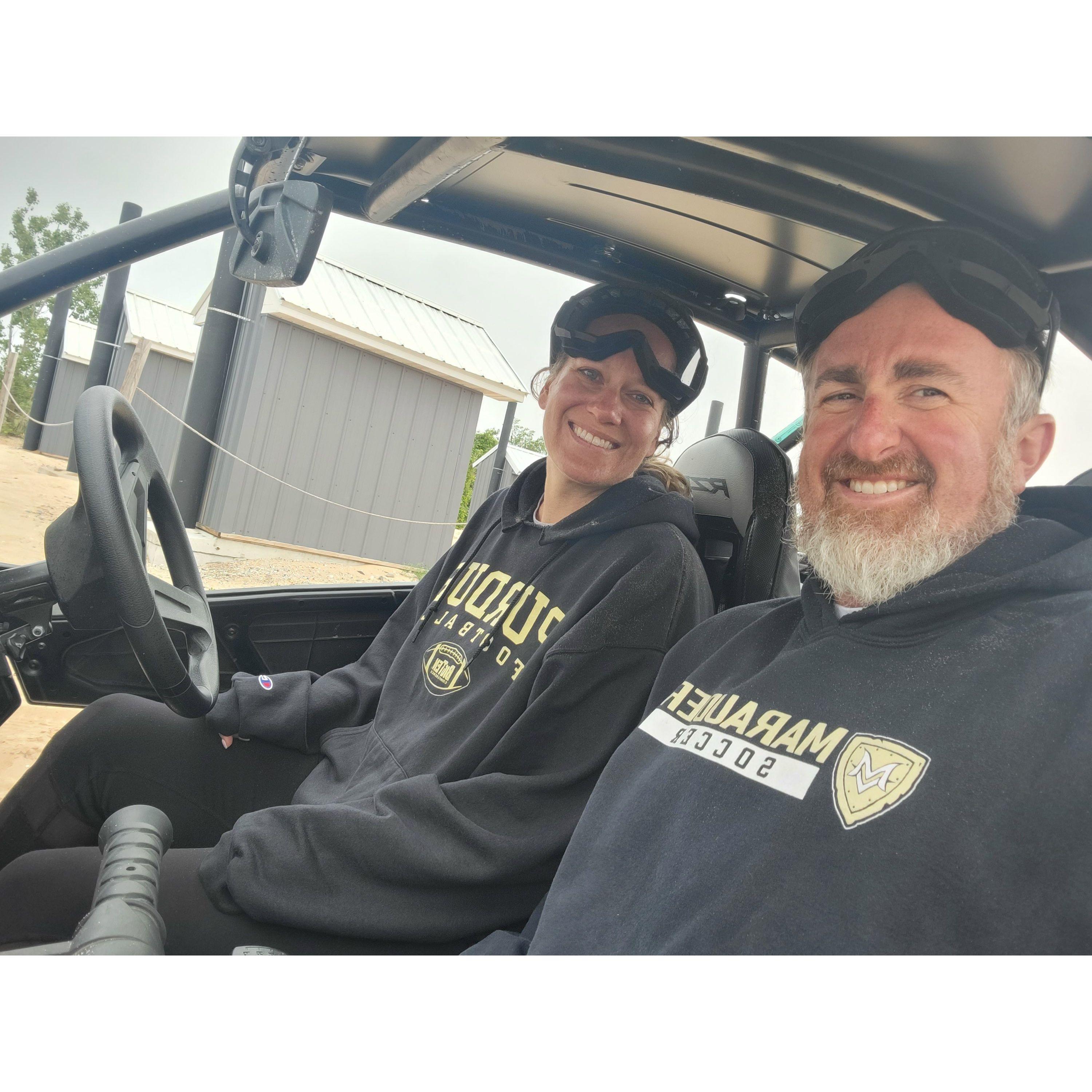 Getting ready to attack Silver Lake Sand Dunes.