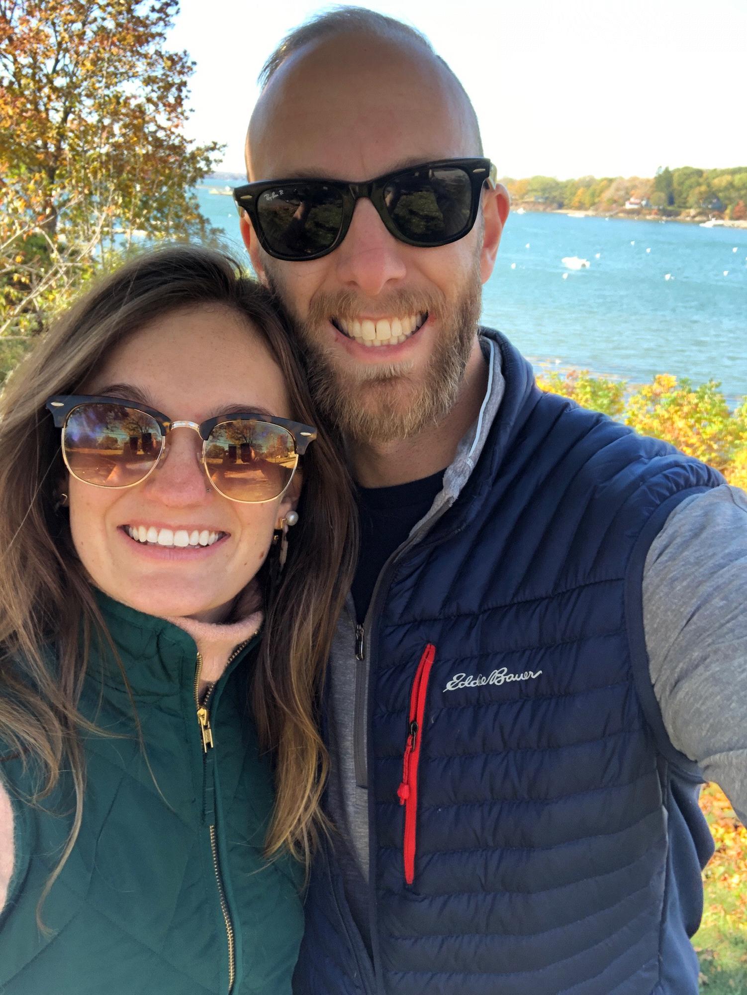 A stop on our bike ride around Peaks Island, Maine