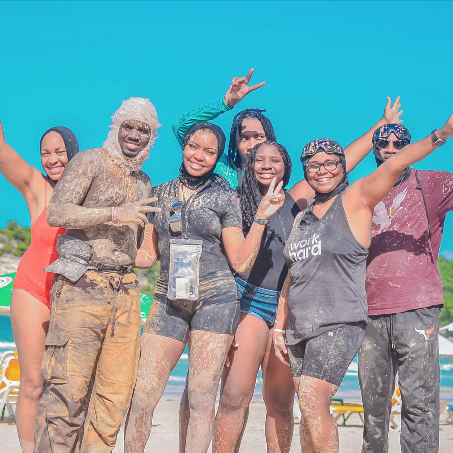 Riding ATVs through paradise, a little dusty, a little wild, and perfectly in sync.