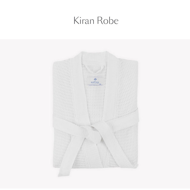 MATOUK Kiran Robes (White)