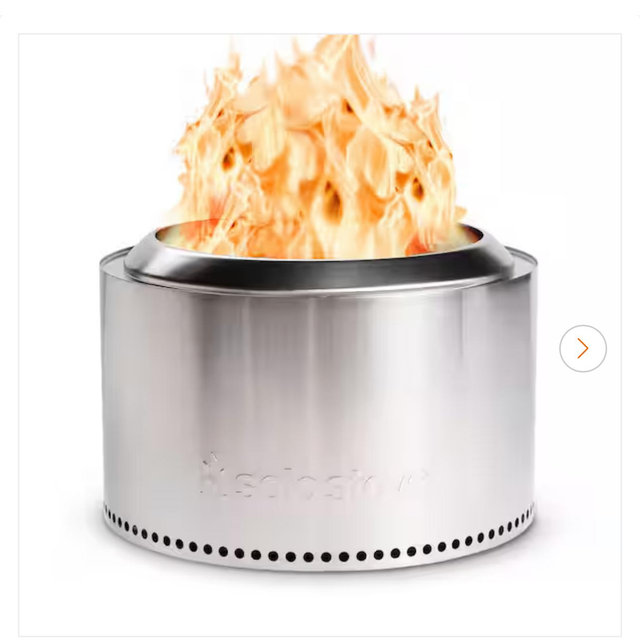 Solo Stove Yukon 2.0 in.,27 in. x 17 in. Stainless Steel Wood Burning Fire Pit SSYUK-27-2.0