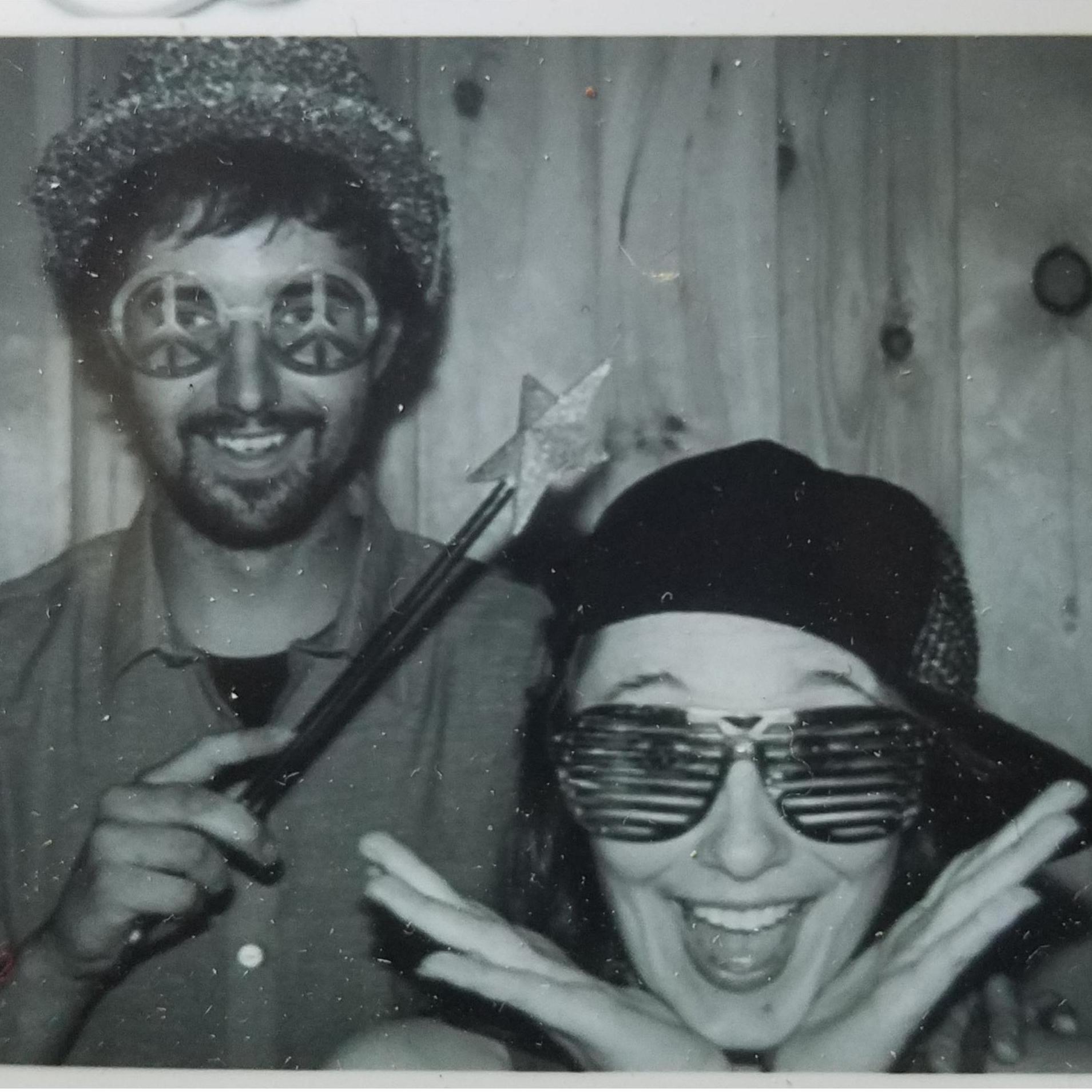 Photobooth fun at a friend's wedding